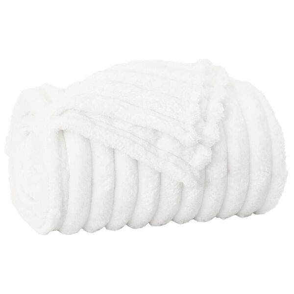 vidaXL Viskab tekid 6 pcs Valge 150 x 130 cm Fliis