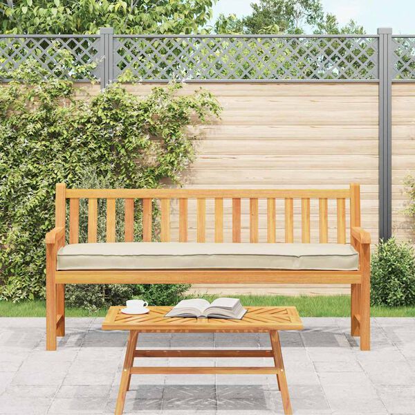 vidaXL Palleti padi cream 180 x 40 x 8 cm Oxfordi kangas