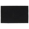 vidaXL uksematt, must, 50x80 cm, flokeeritud kookoskiud