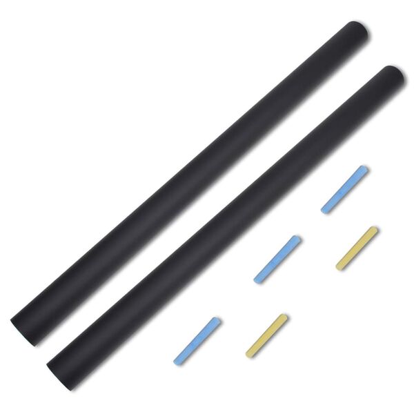 Seinakleebis tahvel 0,45 x 2 m 2 rulli, kriidid