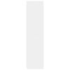 vidaXL garderoob valge 50 x 50 x 200 cm tehispuit