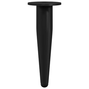 vidaXL M&ouml;&ouml;blijalad 2 pcs Must &Oslash; 40 x 98 mm Raud