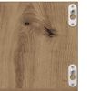 vidaXL CD seinariiul Artisan tamm 75x18x18 cm Engineered Wood