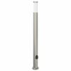 vidaXL pollarvalgusti pistikupesaga 110 cm roostevaba teras IP44