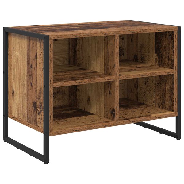 vidaXL Kinga kapp ladustamisega Vana puit 60 x 35 x 44 cm Tehispuit