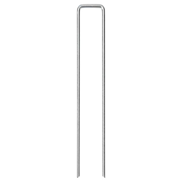 vidaXL U-kujulised maavaiad 25 tk, 20x3,5 cm, tsingitud teras