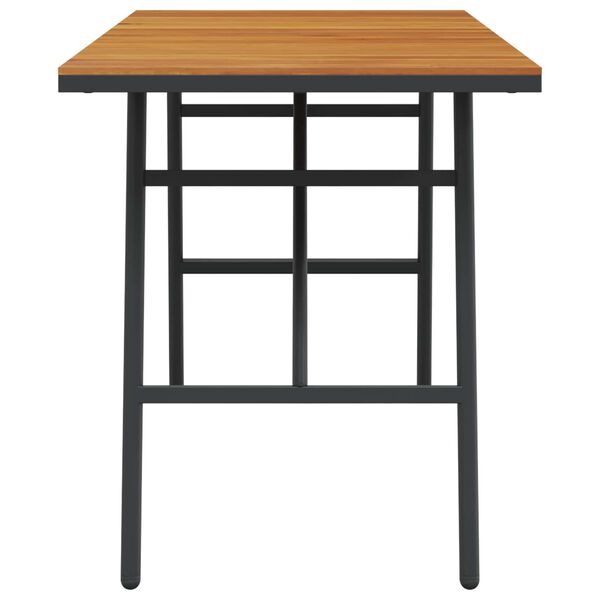 vidaXL Söögilaud Pruun 110 x 55 x 62 cm Akaatsiapuit