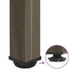 vidaXL baarilaua jalad 4 tk, naturaalne teras, 90&ndash;92 cm, teras