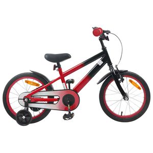 vidaXL Laste Bike 16 Tolli 4&ndash;6 aastastele Punane must