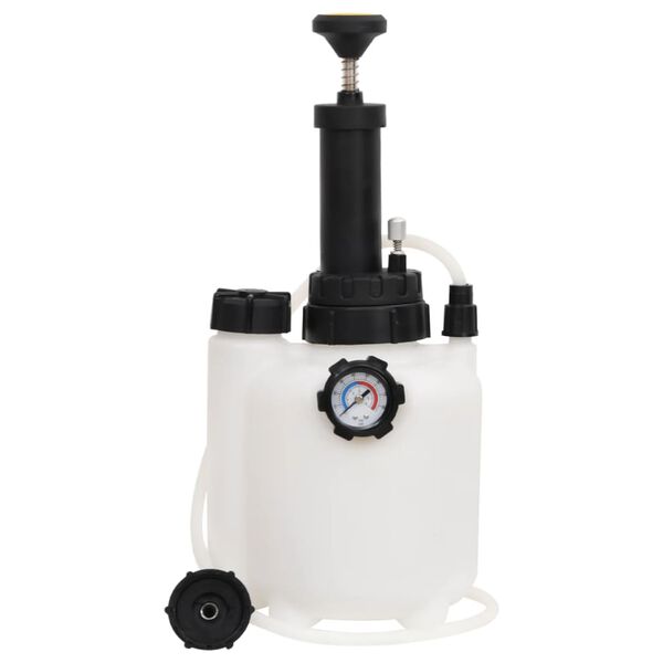 vidaXL piduri &otilde;hutusventiil, valge ja must, 3 l