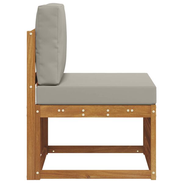 vidaXL V&auml;ljas Keskmine Diivan Tugev akatsiapuu Neutraalne