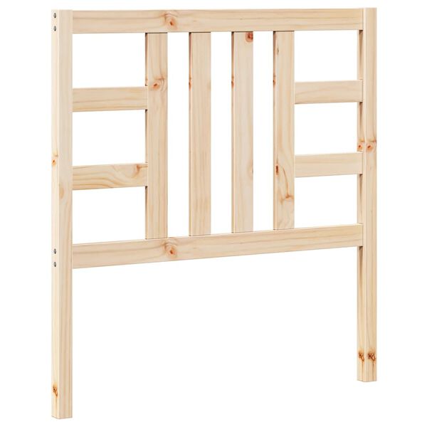 vidaXL voodipeats, 96 x 4 x 100 cm, männipuit