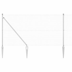 vidaXL Keermestatud traataed teravate otsadega 10 x 0,8 m (L x K)