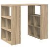 vidaXL Laud riiuliga Sonoma tamm 90 x 50 x 75 cm Tehispuit
