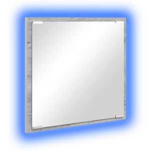 vidaXL LED vannitoa peegel Hall Sonoma 40 x 37 x 8.5 cm Tehispuit