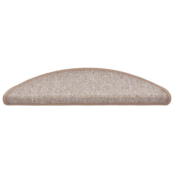 vidaXL trepimatid 30 tk 56 x 17 x 3 cm helepruunid poolringikujulised