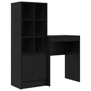 vidaXL Laud Must tamm 105,5 x 34 x 127 cm 2 tk