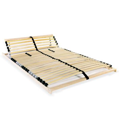 vidaXL voodi aluspõhi, 28 liistu, 7 piirkonda, 100 x 200 cm