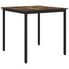 vidaXL S&ouml;&ouml;gilauad 80 x 80 x 75 cm Tehispuit Suitsutatud tamm Kandiline