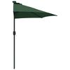 vidaXL Aed Parasol Pool Roheline 294 x 150 x 224 cm kangas