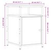 vidaXL öökapp, must, 40 x 42 x 60 cm, tehispuit