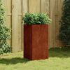 vidaXL taimekast, 40 x 40 x 80 cm, Corten teras