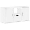vidaXL telerikapp sahtliga &ldquo;ODDA&rdquo; Valge 79x24x40 cm t&auml;ispuidust m&auml;nd