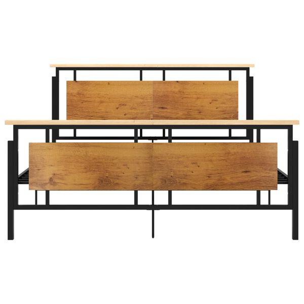 vidaXL voodiraam, metall, 160x200 cm