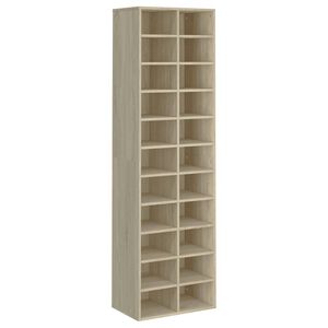 vidaXL kingakapp, Sonoma tamm, 54 x 34 x 183 cm, tehispuit