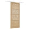 vidaXL Libisev uks ORKDAL Looduslik ja Valge 86 x 211 cm