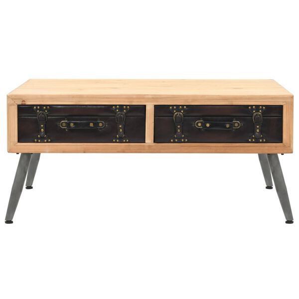 vidaXL kohvilaud, nulupuit, 115 x 55 x 50 cm