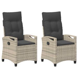 vidaXL Aia tool 2 pcs Helehall ja tumehall 56 x 60 x 112 cm