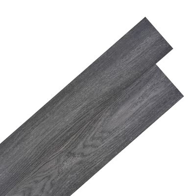 vidaXL iseliimuvad PVC-põrandaplaadid 5,21 m², 2 mm, must ja valge