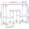 vidaXL konsoollaud, hall Sonoma tamm, 89,5 x 28 x 76 cm, tehispuit