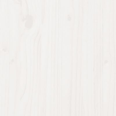vidaXL riiulitega istutuslaud, valge, 82,5 x 50 x 86,5 cm, männipuit