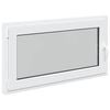 vidaXL Keldriakendus RISOR 110 x 50 cm PVC ja klaas Valge