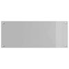 vidaXL Kögi Splashback 2 pcs Helehall 100 x 40 cm karastatud klaas