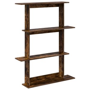 vidaXL Seinariiul Seinale kinnitav Pruun 100 x 20 x 126 cm Tehispuit