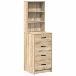 vidaXL K&otilde;rgushein sahtliga Sonoma tamm 40 x 41 x 135 cm Tehispuit