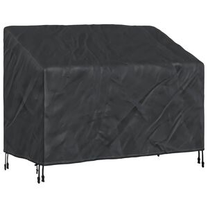 vidaXL Aiapinkide kate Must 134 x 70 x 65 / 94 cm 420D Oxford Kangas