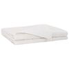 vidaXL Kaalu tekk Valge 200 x 230 cm 9 kg 100% Puuvill 205T