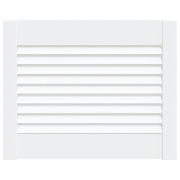 vidaXL kapiuksed, v&otilde;rega disain valge 39,5x49,4 cm m&auml;nnipuit