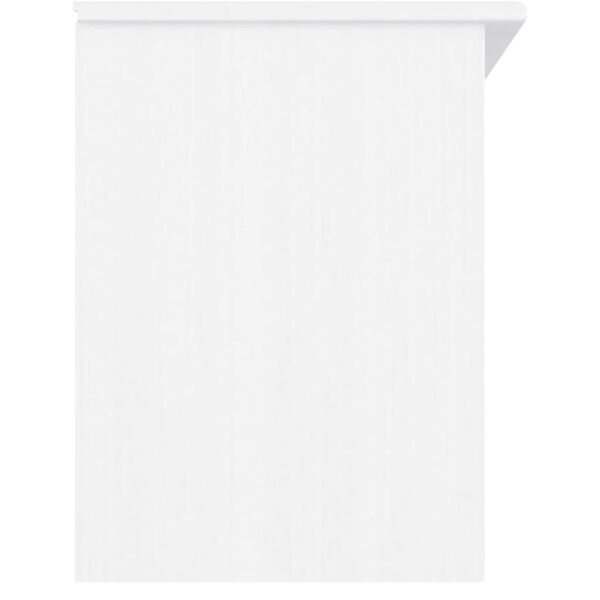 vidaXL jalatsipink "ALTA", valge 100 x 35 x 45 cm, männipuit