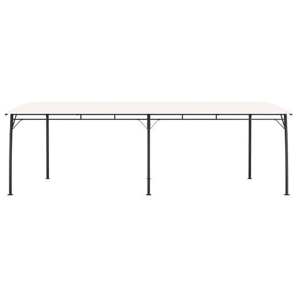 vidaXL varjualune 6 x 3 x 2,55 m kreemjasvalge