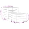 vidaXL 2-osaline kaubaalustest aiamööblikomplekt, immutatud männipuit