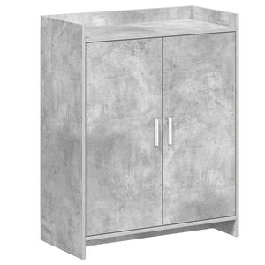 vidaXL Kinga kapp ladustamisega Betoonhall 73,5 x 36 x 92 cm Tehispuit