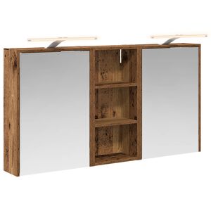 vidaXL Vannitoa kapikomplekt jaoks 3 pcs 116 x 16 x 62,5 cm Tehispuit