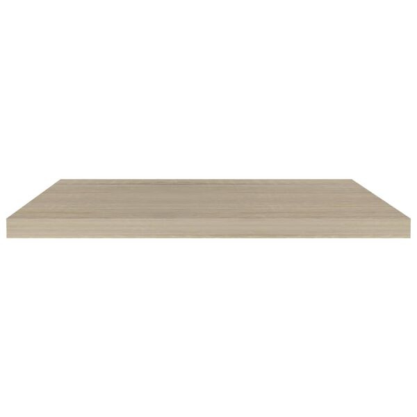 vidaXL seinariiulid, 4 tk, tammevärvi, 80 x 23,5 x 3,8 cm MDF