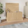 vidaXL hoiukast Sonoma tamm 50 x 30 x 28 cm t&ouml;&ouml;deldud puit