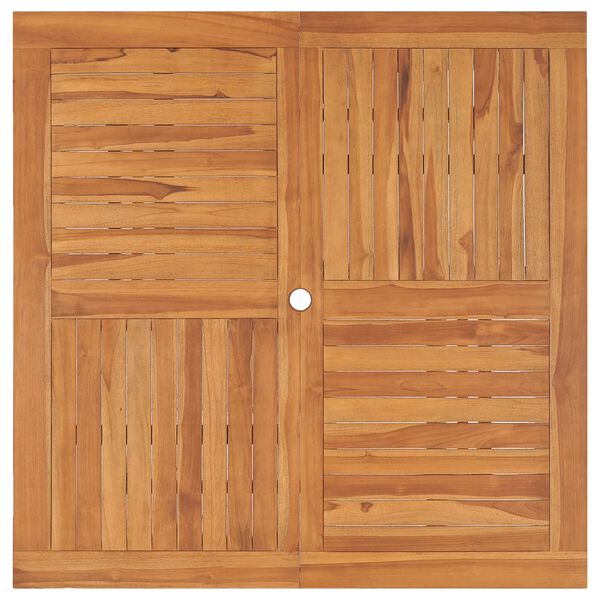 vidaXL aialaud 120 x 120 x 75 cm tiikpuu